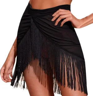 Swimsuit Coverup Skirt Breathable Soft Bathing Suit Bikini Wrap Skirts Women See Thru Classic Party Seaside
