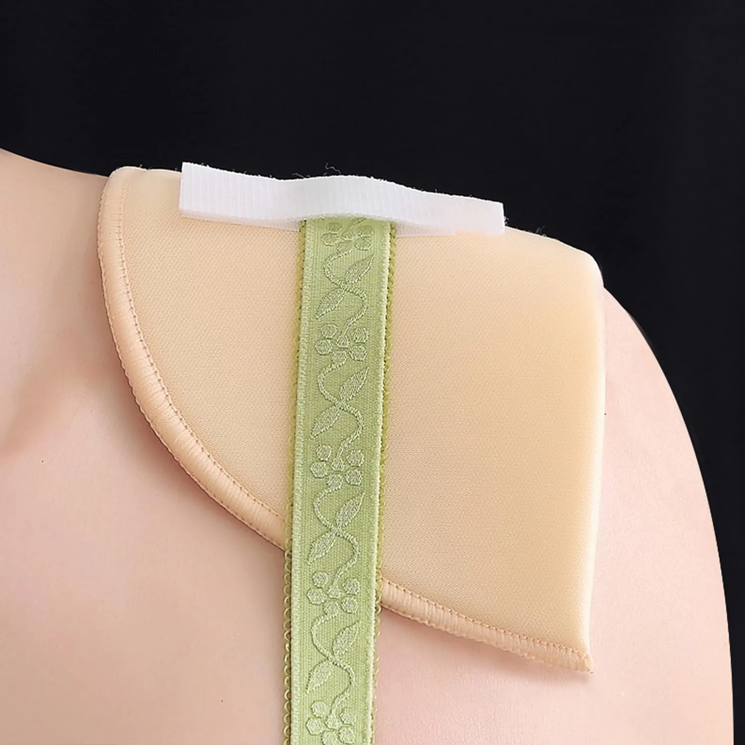 SZMUHLNY 3 Pairs Shoulder Pads for Women Clothes,No-Sewing Required Anti-Slip Detachable Reusable Soft Sponge Shoulder Pads for Men Blazer Clothes Sewing Accessories