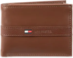 Tommy Hilfiger Men's Classic Bifold Wallet with ID Window and Multiple Card Slots