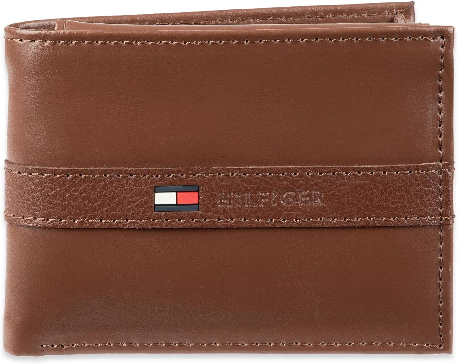 Tommy Hilfiger Men's Classic Bifold Wallet with ID Window and Multiple Card Slots