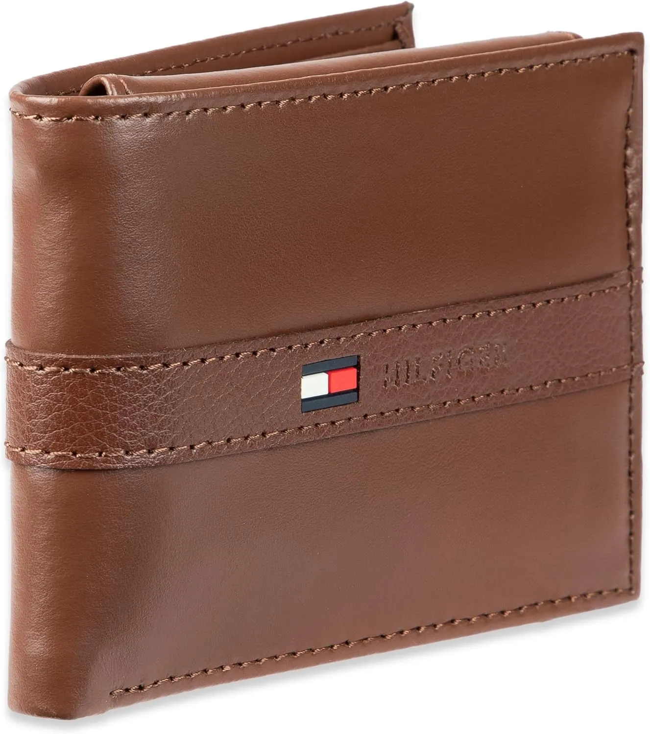 Tommy Hilfiger Men's Classic Bifold Wallet with ID Window and Multiple Card Slots