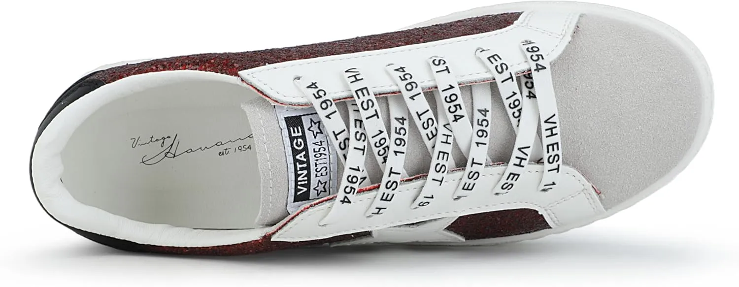 VINTAGE HAVANA Womens Fashion Sneakers | Casual Lace up Low Top Tennis Shoes | Cute Trendy Dressy Sneakers