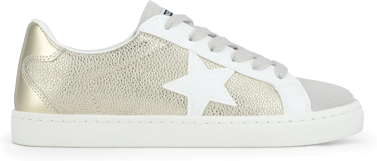 VINTAGE HAVANA Womens Fashion Sneakers | Casual Lace up Low Top Tennis Shoes | Cute Trendy Dressy Sneakers
