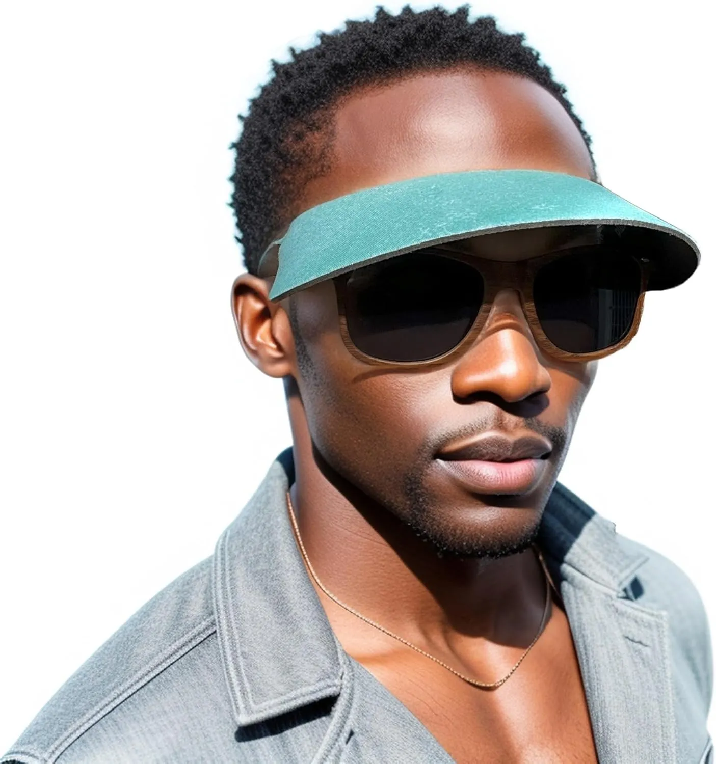 Visor ATTACHES to Sunglasses, EVA Foam, Unisex