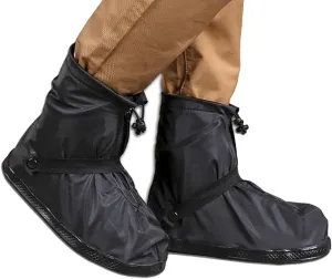 Waterproof Shoe Covers for Rain and Snow - Reusable, Portable and Foldable - Ideal for Travel, Cycling, Hiking, Fishing and Outdoor Activities