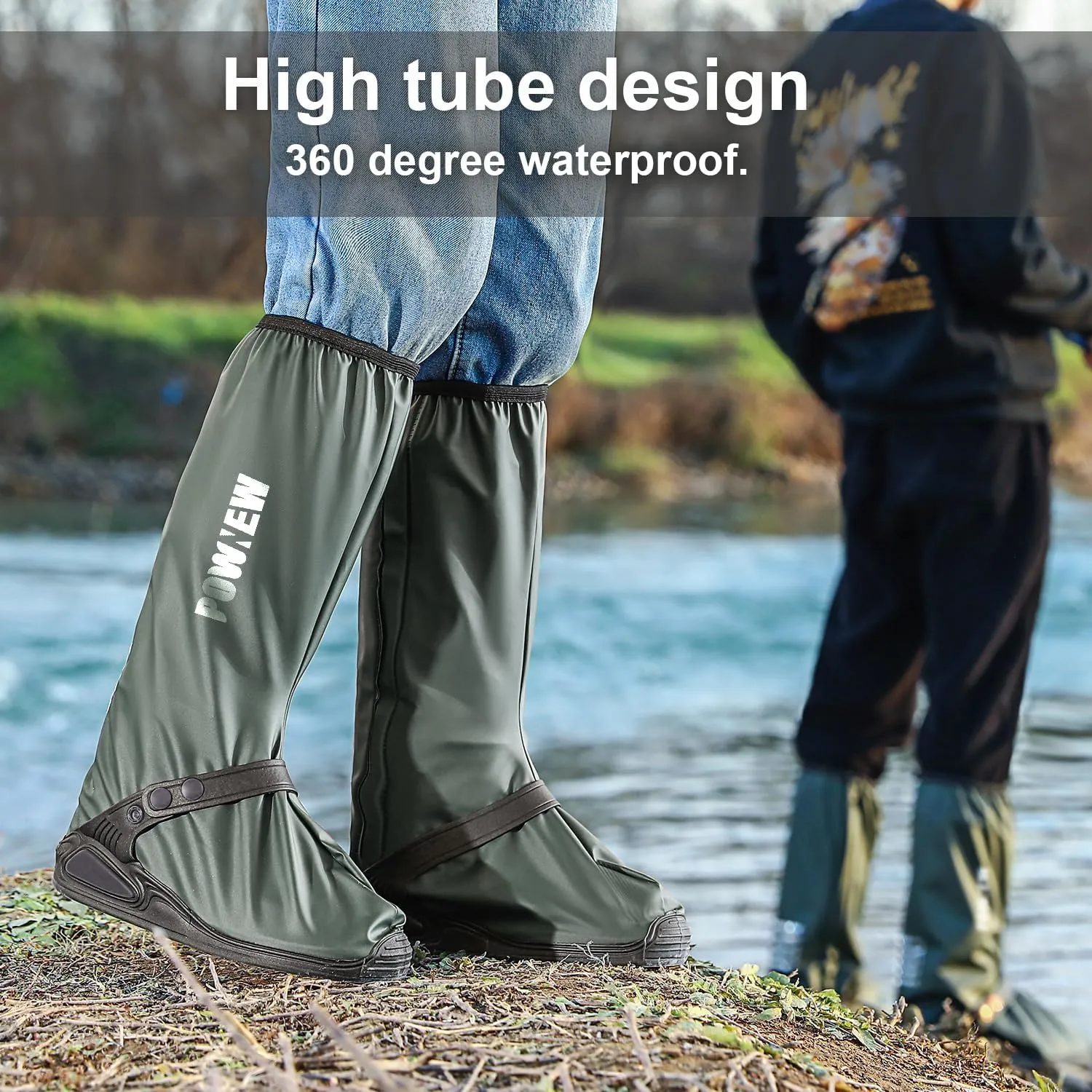 Waterproof Shoe Covers Rain Boot Cover for Men and Women
