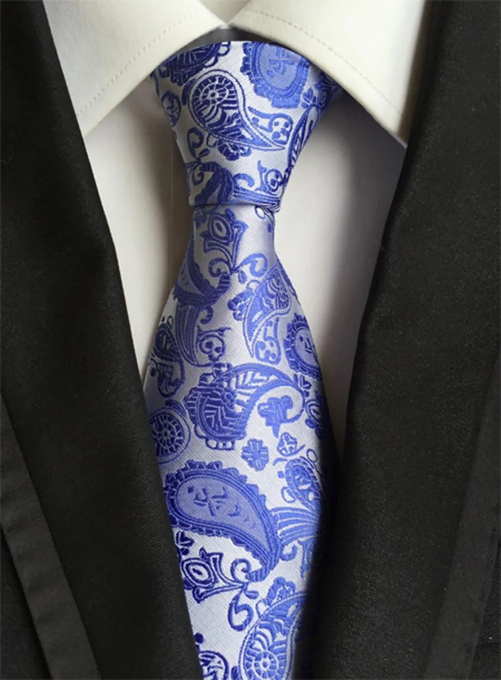 WeiShang Lot 6 PCS Classic Men's Silk Tie Necktie Woven JACQUARD Neck Ties