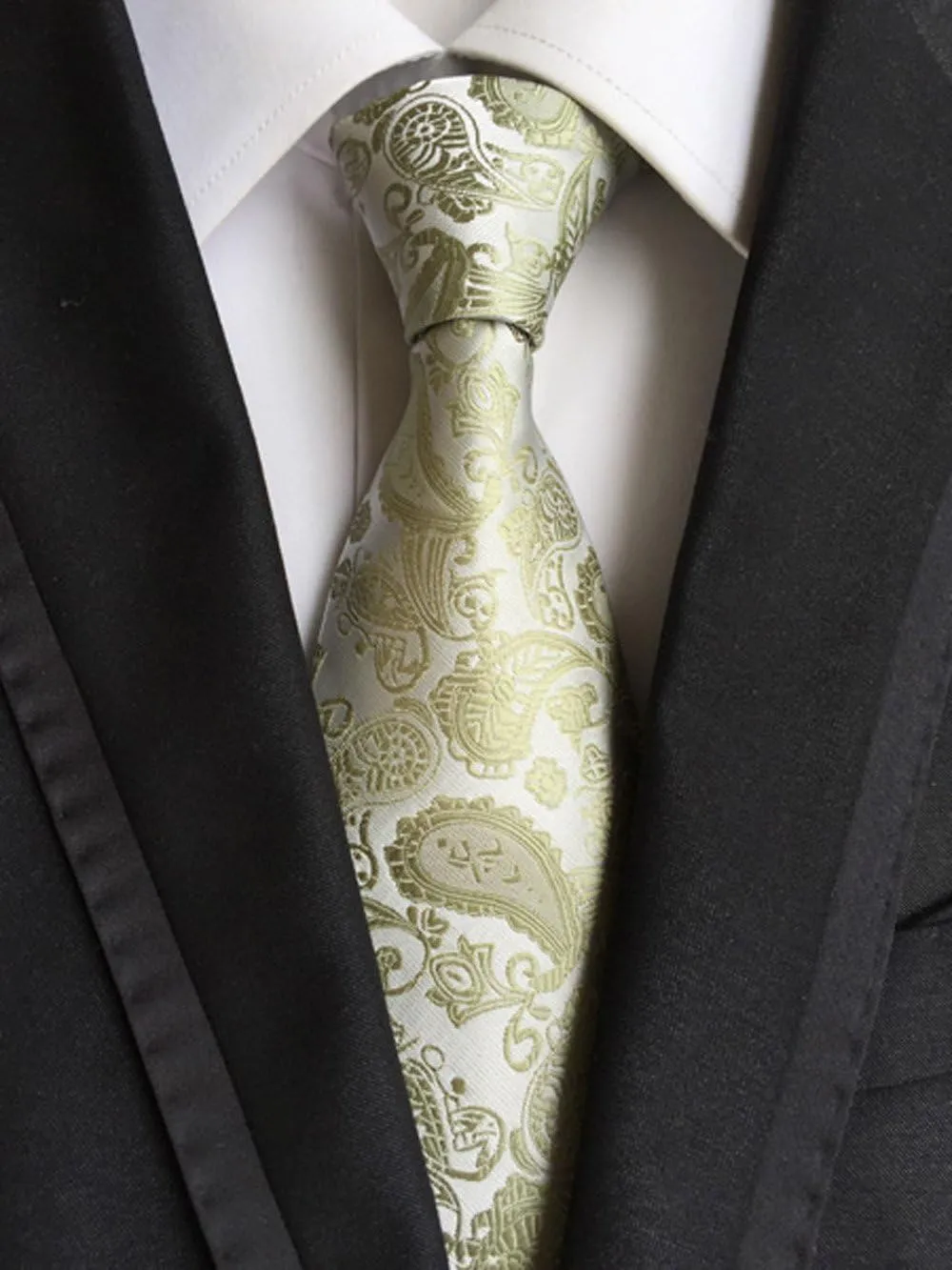 WeiShang Lot 6 PCS Classic Men's Silk Tie Necktie Woven JACQUARD Neck Ties