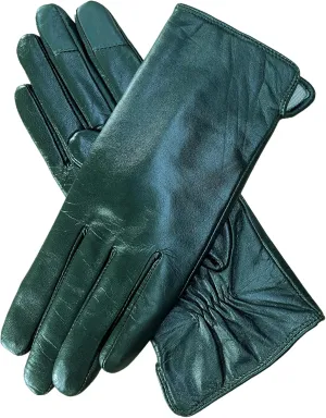 Winter Gloves for Women Genuine Leather Warm Cashmere & Wool Blend Lining Touchscreen Windproof Driving Dress