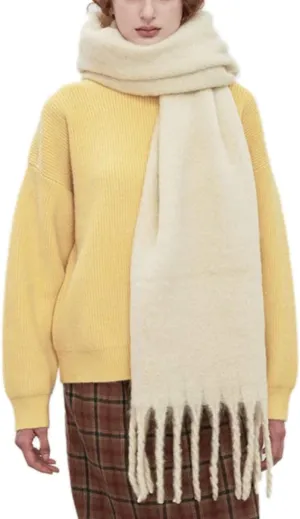 Women Cashmere Feel Scarf, Soft Warm Winter Scarf for Cold Weather, Christmas Blanket Scarves Pashmina Shawl Wrap