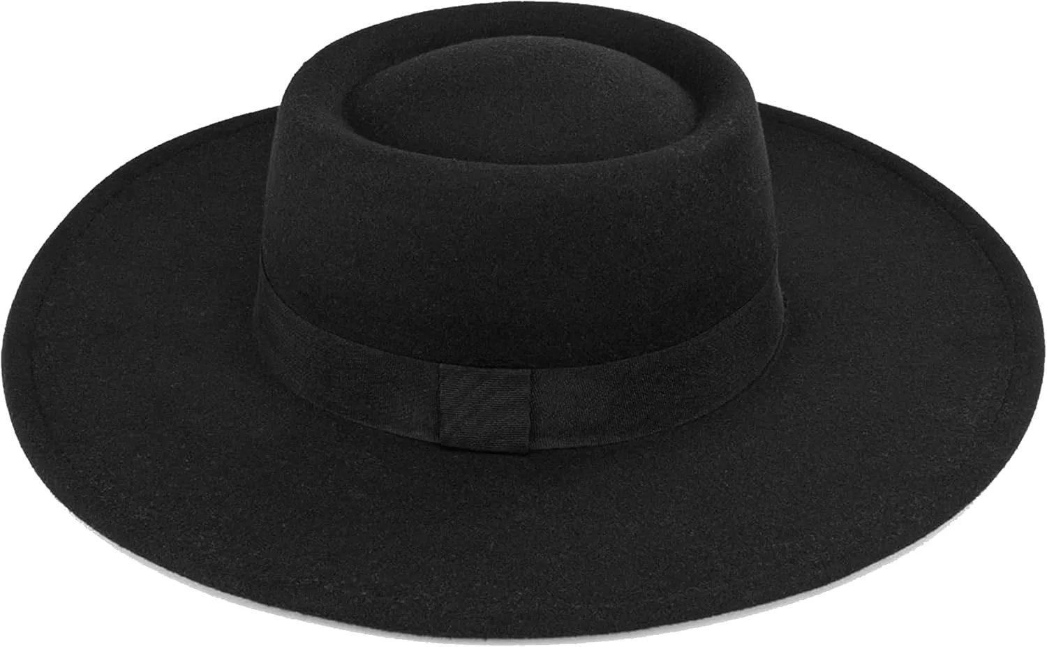 Women Fashion Felt Church Hats Classic British Style 9.5CM Wide Brim Top Fedora Hat Wedding Dress Up Jazz Cap