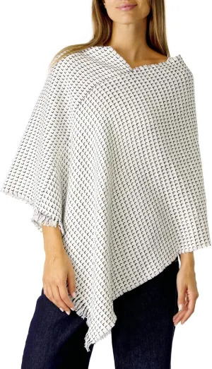 Women's Shawl Wrap Poncho Ruana Cape Cardigan Sweater Open Front for Fall Winter Spring