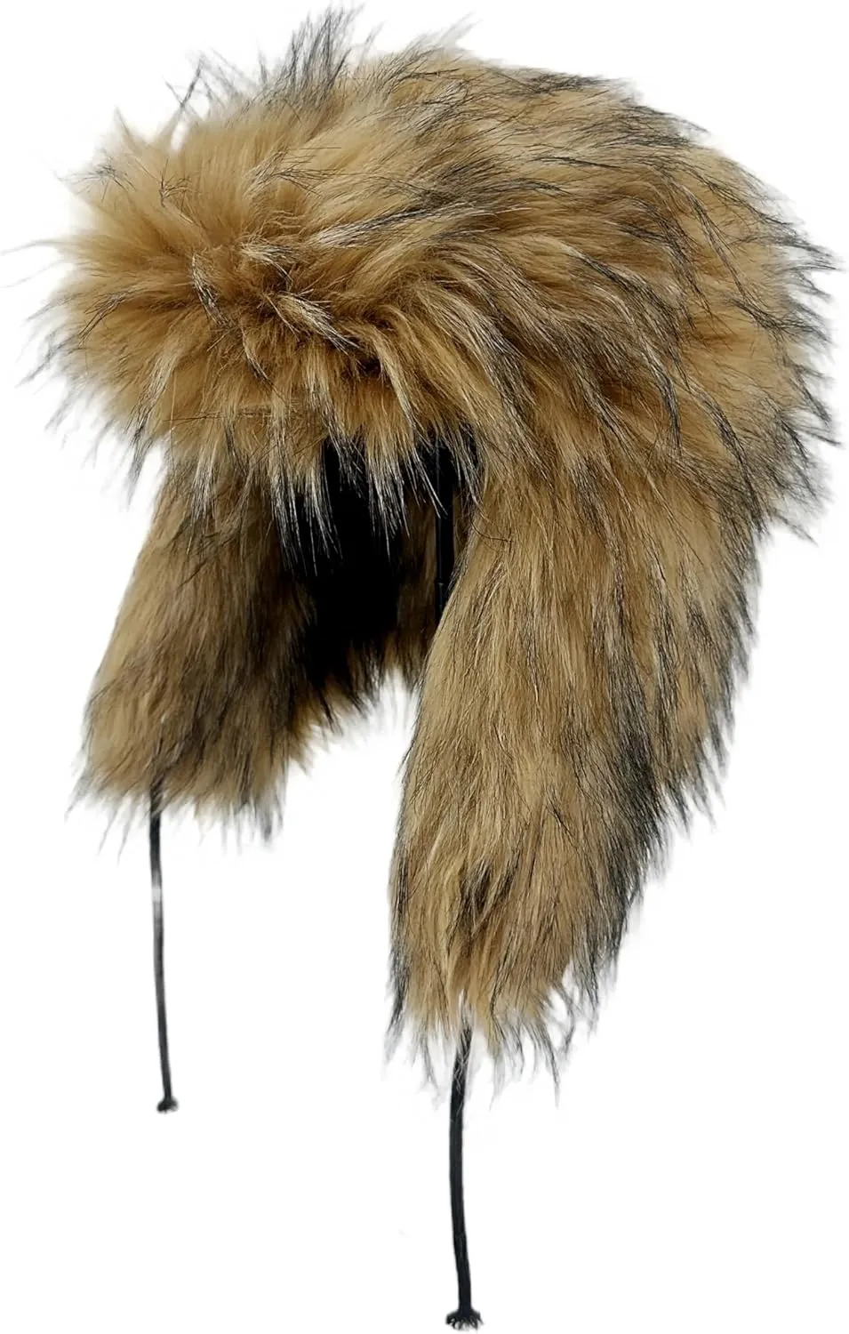 Y2K Faux Fur Russian Hat, Soft, Warm Winter Trapper Hat with Earmuffs for Men and Women