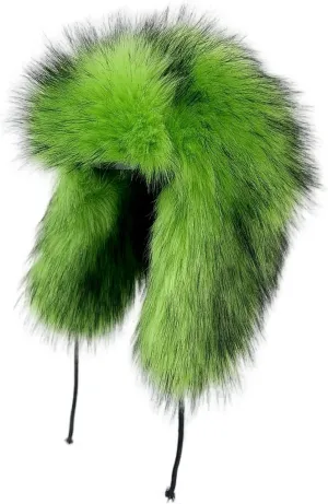 Y2K Faux Fur Russian Hat, Soft, Warm Winter Trapper Hat with Earmuffs for Men and Women