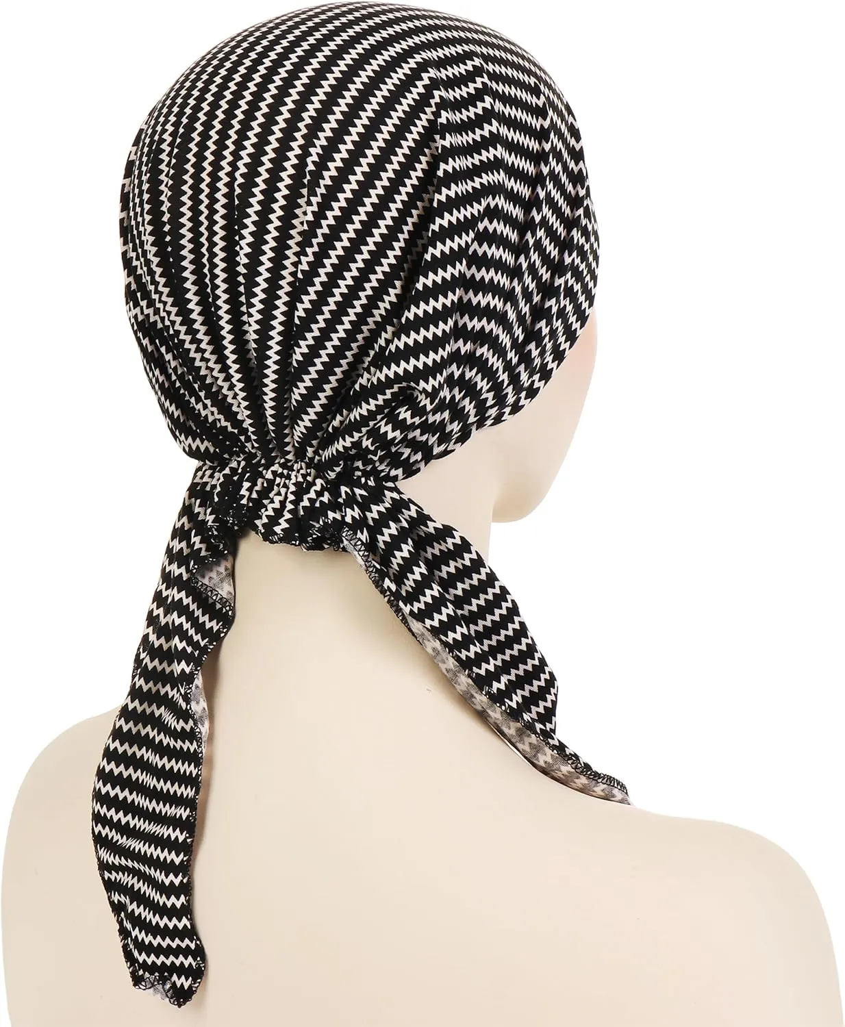 YYAOJHAO Pre Tied Chemo Headscarf - Slip On Bandana Headwear Caps head wrap Turban Hat for cancer patients women